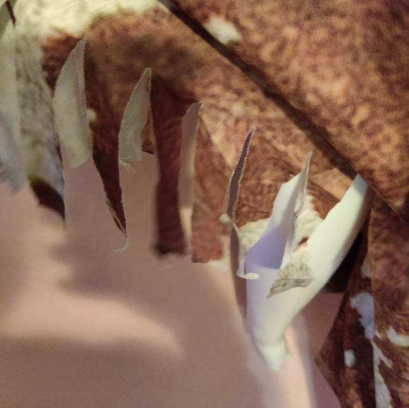 NW-UPCT Vintage Tassel cow Print Blouse - Picture 5 of 5